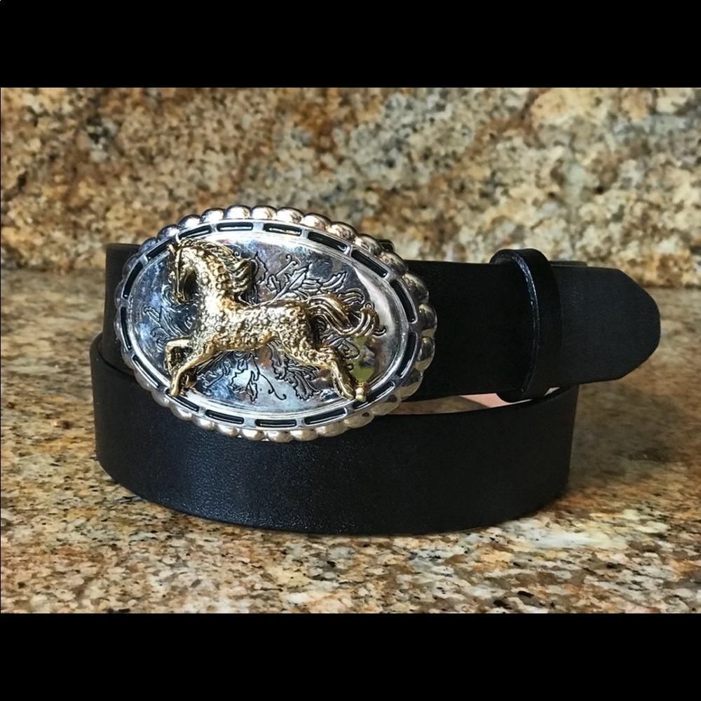 Beautiful western leather handcrafted leather bel